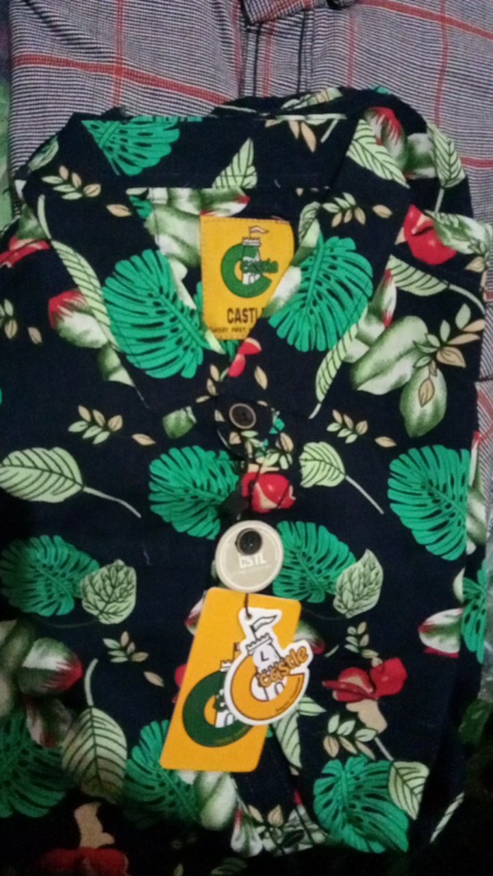 Kemeja Batik Lengan Pendek Kemeja Cowok Kemeja Pria Brings 5001