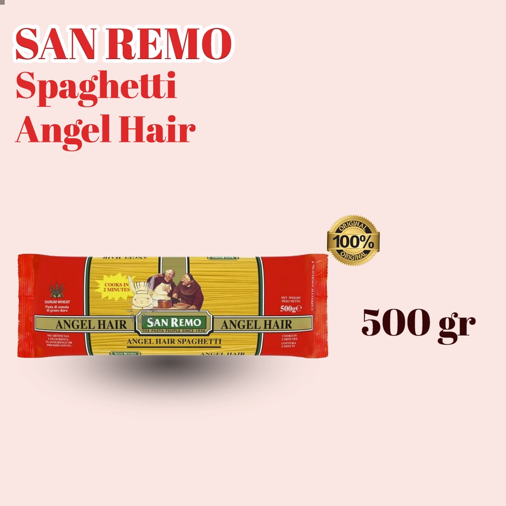 

SPAGHETTI ANGLE HAIR SAN REMO ITALY 500GR