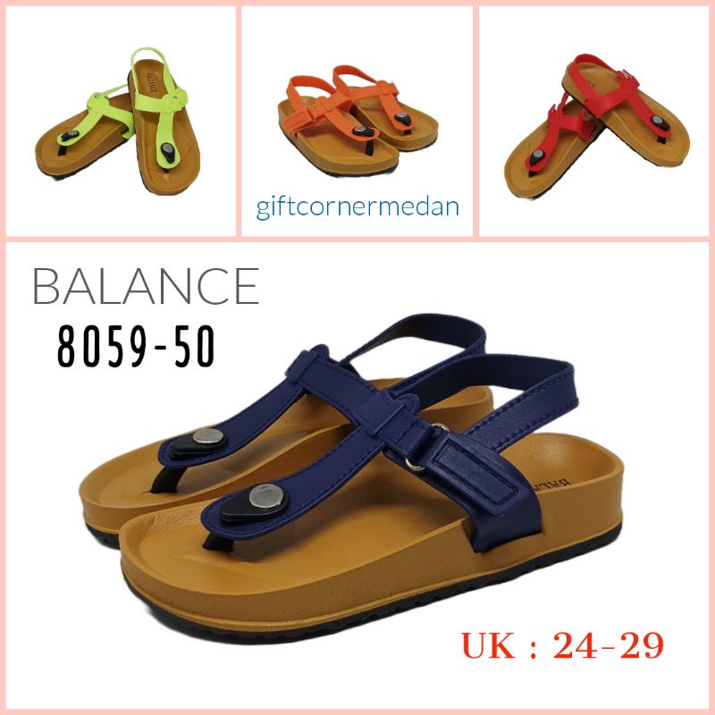 SANDAL JEPIT KARET JELLY BALANCE 8059-50 (24-29)