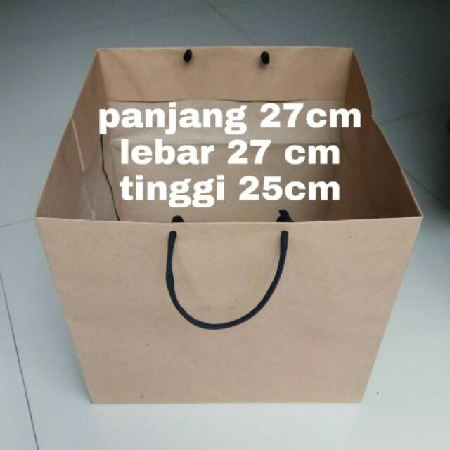 

Paperbag untuk kotak nasi box