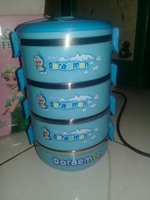 Lunchbox (rantang Stainless) Doraemon Susun 4