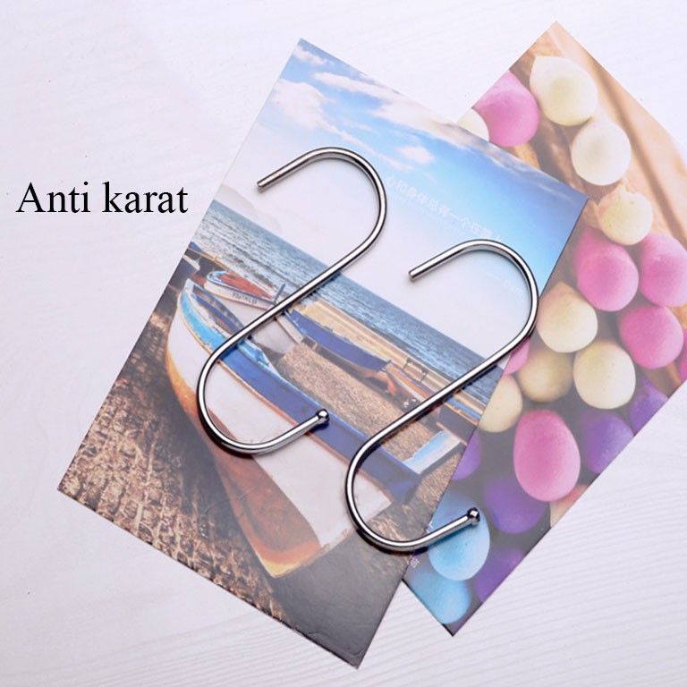 Gantungan Hook Bentuk S Stainless Steel 304 Anti karat dan Tebal