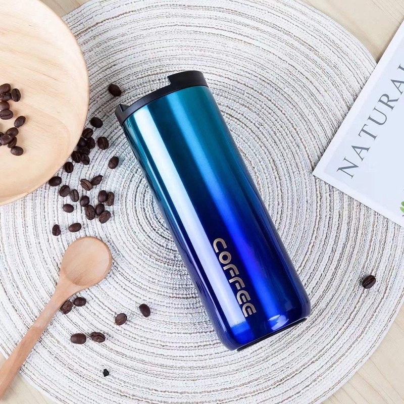 Termos Tumbler Coffee Mug Stainless Steel 500ML Tahan Panas/Dingin KOPI SD-1052