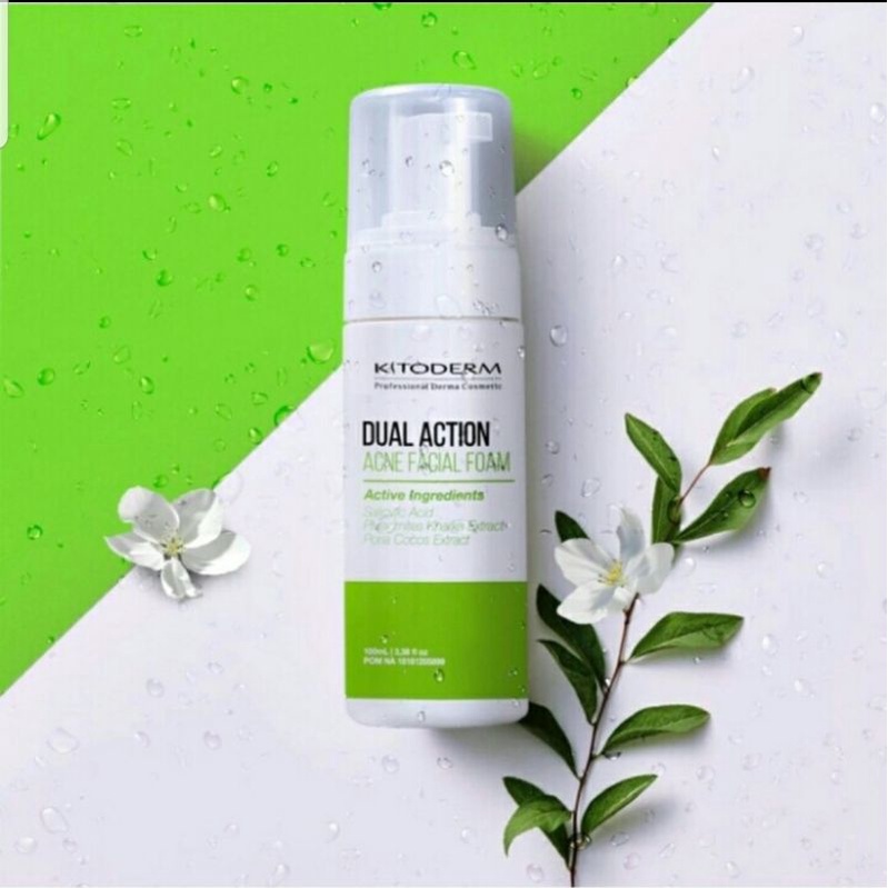 Kitoderm Dual Action Acne Facial Foam