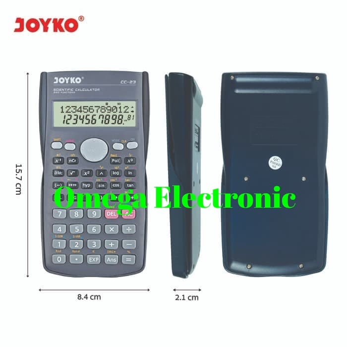 

Joyko CC-23 Calculator Kalkulator Scientific Ilmiah Sekolah CC 23 RB9