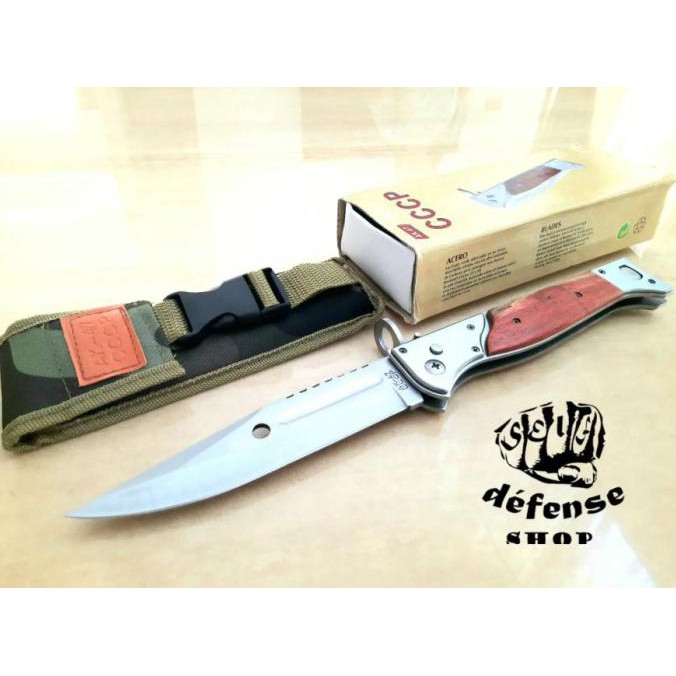 Pisau Lipat Survival Outdoor Ak 47 Jumbo Auto Lock Self Defense Shop Shopee Indonesia