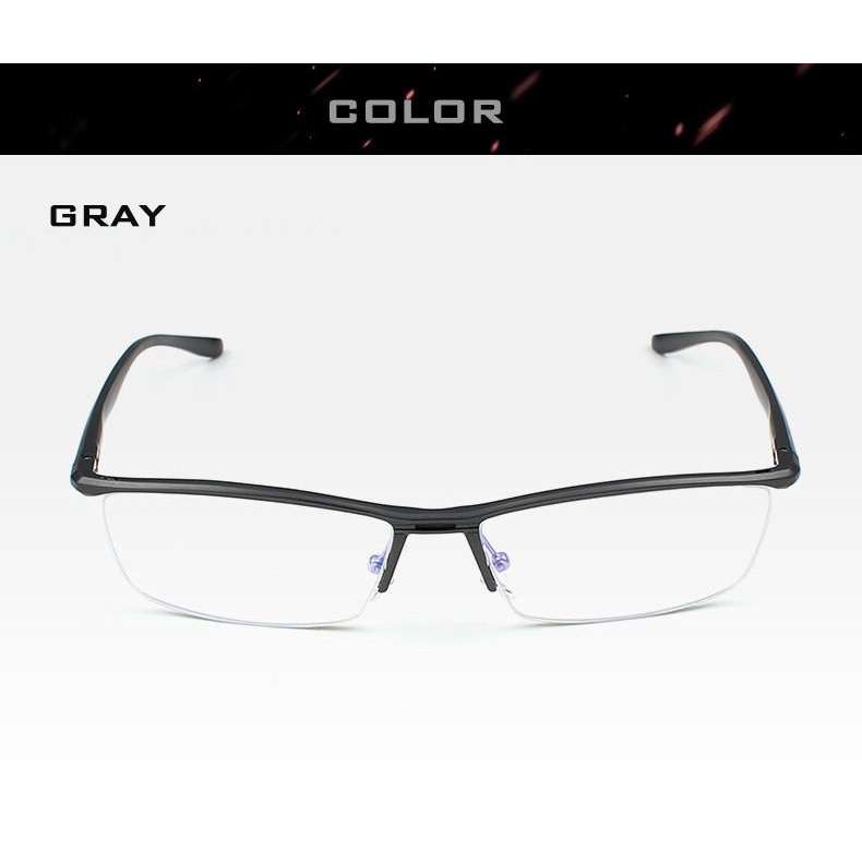 Kacamata Komputer Aluminium Anti Radiasi Frame Ringan Korean Fashion Style- Free Kotak Hardcase Original 130