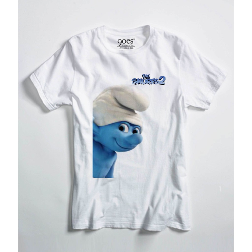 Kaos Anak CEWEK COWOK THE SMURF SMURFETTE Tshirt Bayi Lucu Premium - 04