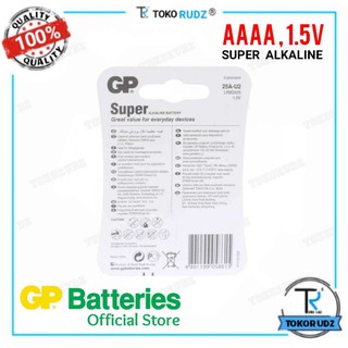 Baterai AAAA 1.5V Super Alkaline GP Original isi 2 Pcs