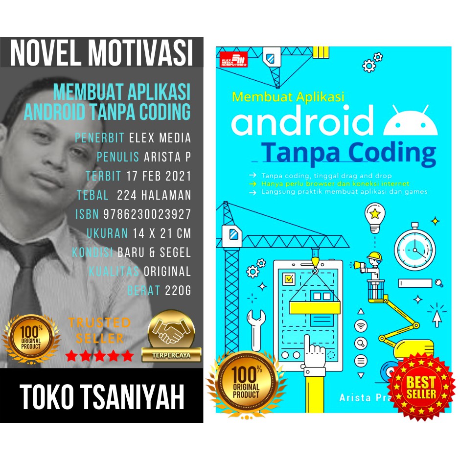 Jual Buku Coding Membuat Aplikasi Android Tanpa Coding Buku Programmer ...