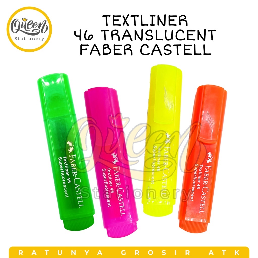 

TEXTLINER 46 TRANSLUCENT FABER CASTEL / TEXTLINER HIGHLIGHTER FABER CASTELL