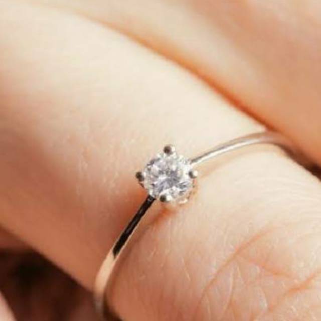 Cincin emas Berlian Natural Diamond
