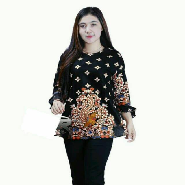 BAJU BATIK WANITA | BATIK BLUS sogan