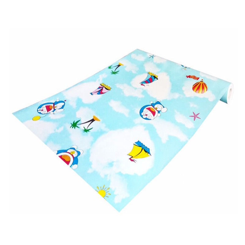 Wallpaper dinding 3d kamar tidur / Wallpaper dinding kamar tidur anak wallstiker Motif Ulir Batik Polkadot Mix Ukuran 45Cmx 5 Meter-GH032-5M