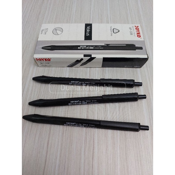 

Ball Pen 0.7 mm Joyko pulpen Triangular Grip fokus