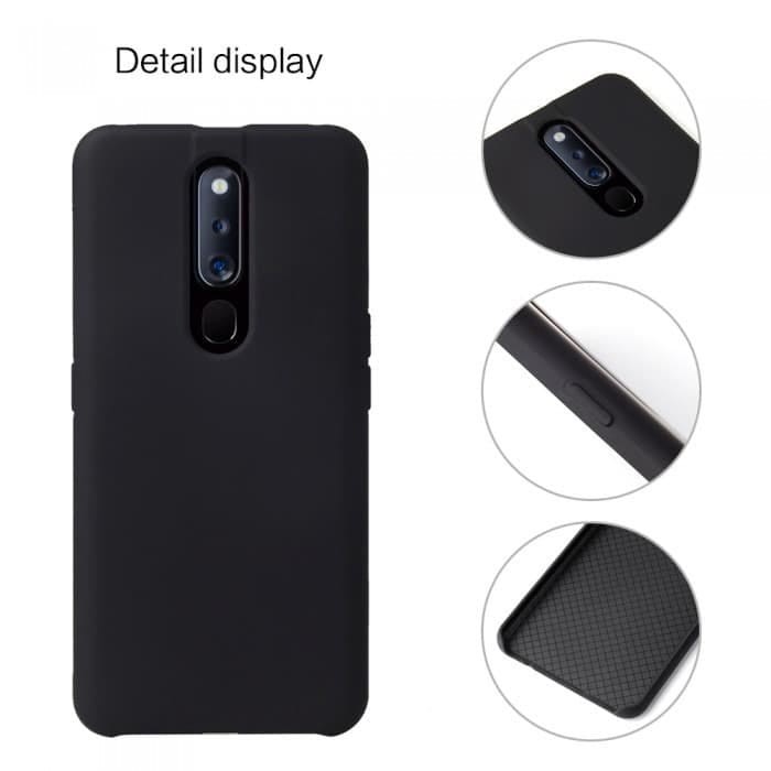 Jelly Black Case Matte Oppo F11 Pro