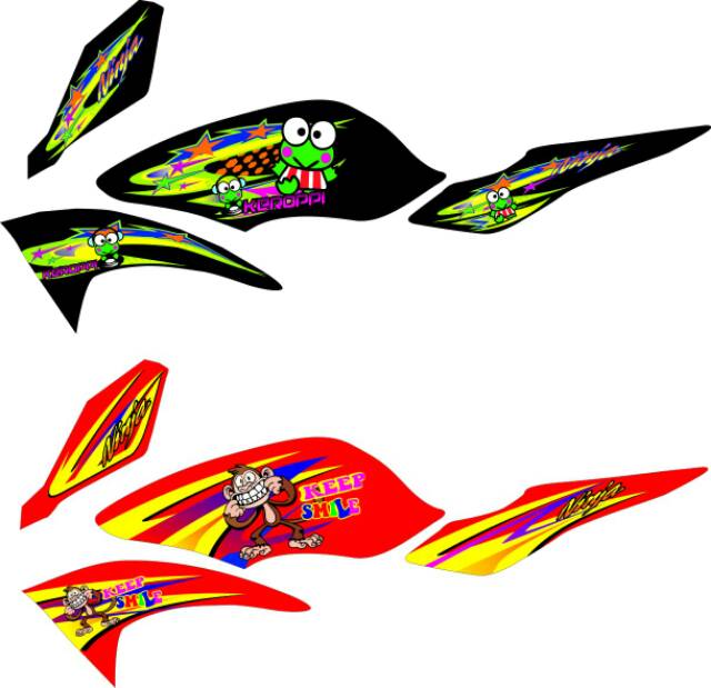 Striping ninja rr striping ninja rr variasi sticker ninja variasi striping thailook sticker variasi