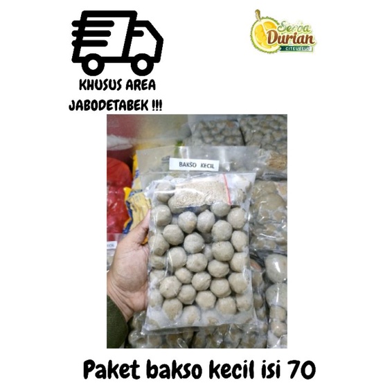 

PAKET BAKSO KECIL-KECIL ISI 70