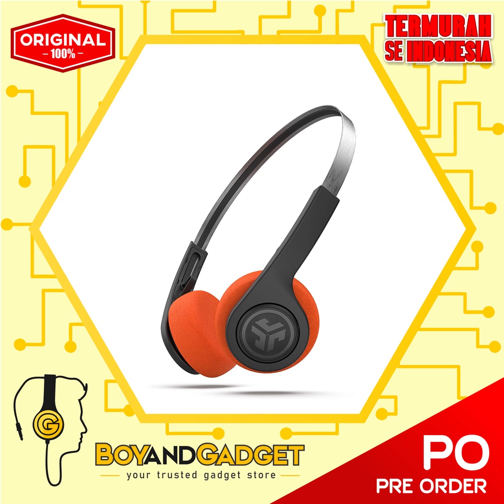 JLAB AUDIO REWIND WIRELESS RETRO HEADPHONES - ORIGINAL DAN TERMURAH