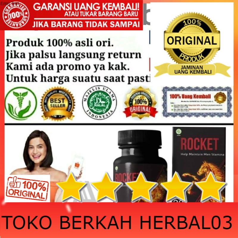 100% ASLI ROCKET OBAT KUAT PRIA 100% ORIGINAL AMPUH PENAMBAH STAMINA