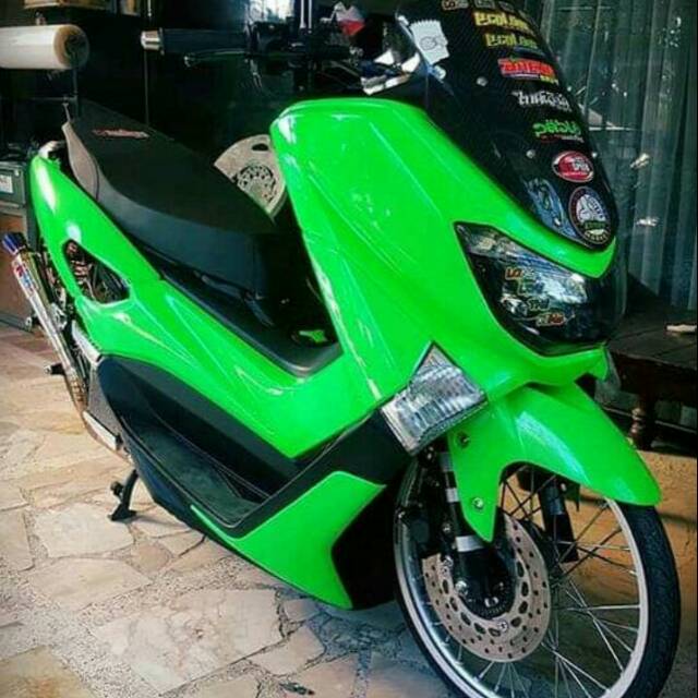 DECAL NMAX HIJAU FULL BLOCK FULLBODY