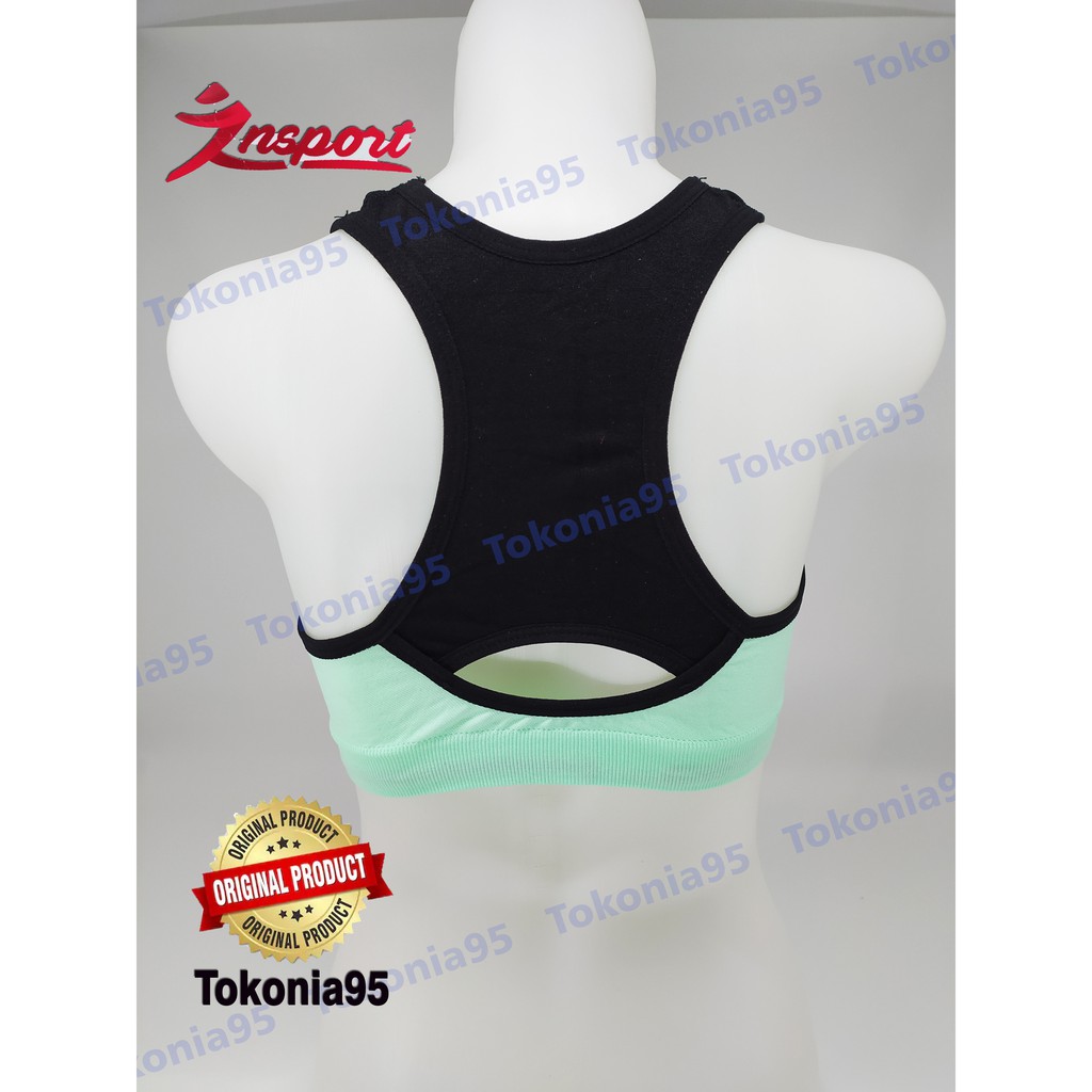 Insport Sport Bra Art 2186 - Bra Olahraga Senam Sport Gym Fitness - Multicolour