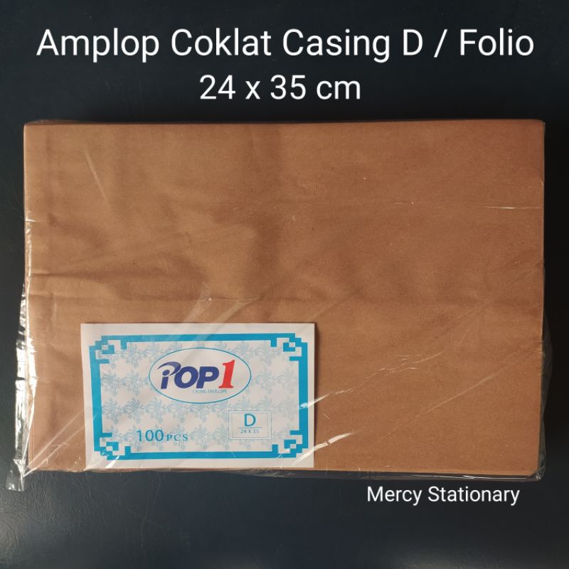 Jual Amplop Coklat Casing D Folio (24x35cm) | Shopee Indonesia