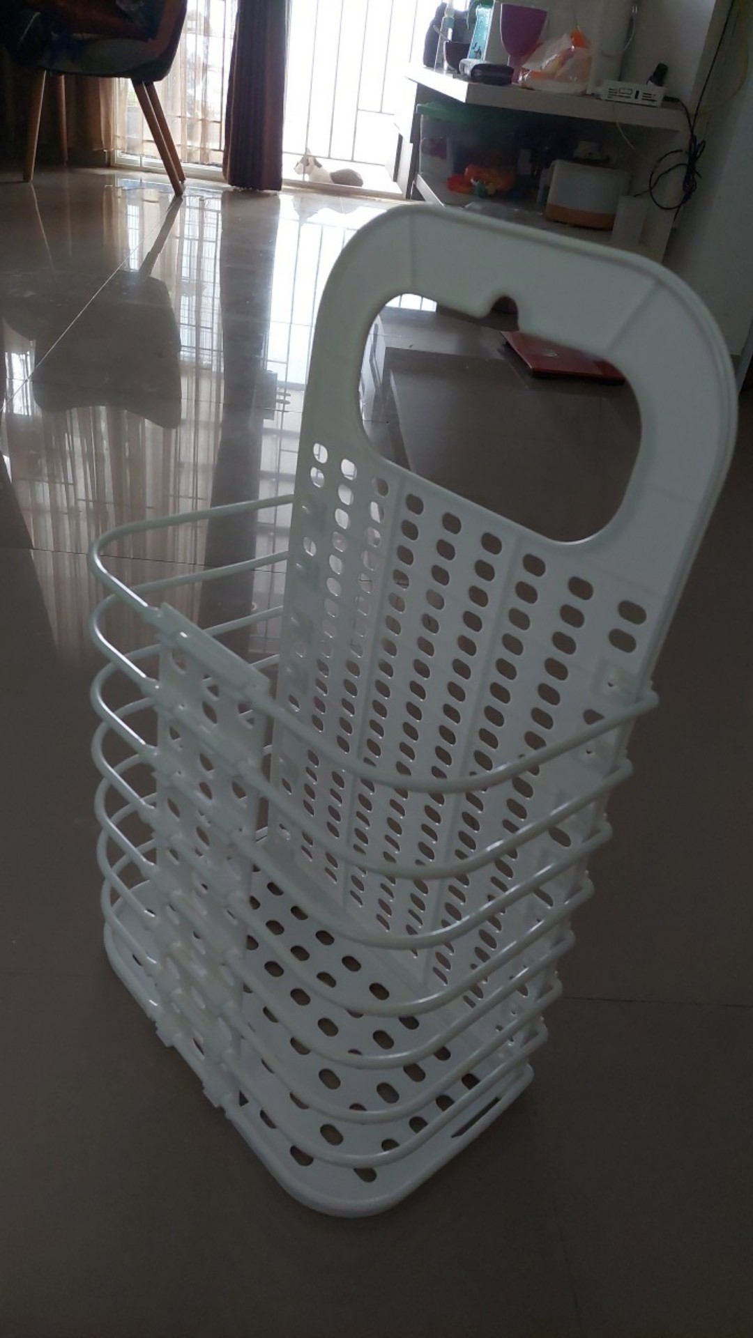 Tempat Baju Kotor Keranjang Gantung Penyimpanan Baju Pakaian Kotor Lipat Laundry Organizer