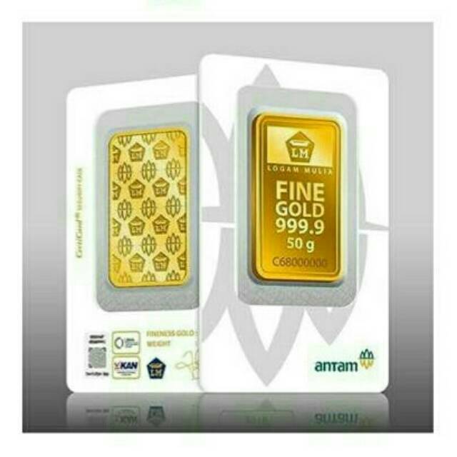 Logam Mulia Antam REINVENTED 50 gram eye certified