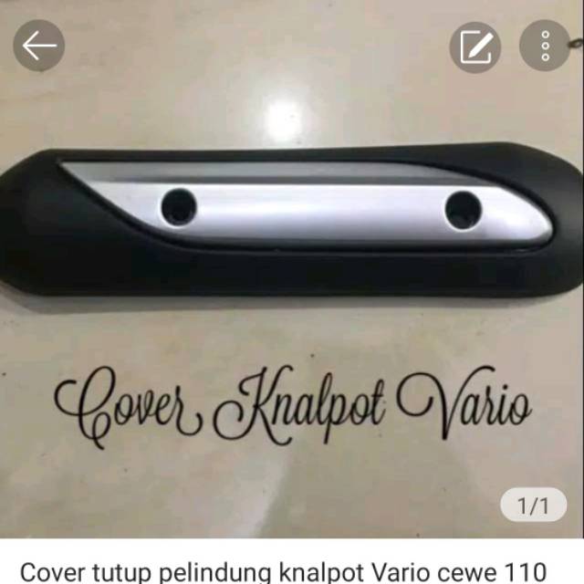 Narita-Cover tutup pelindung knalpot vario 110 cw lama