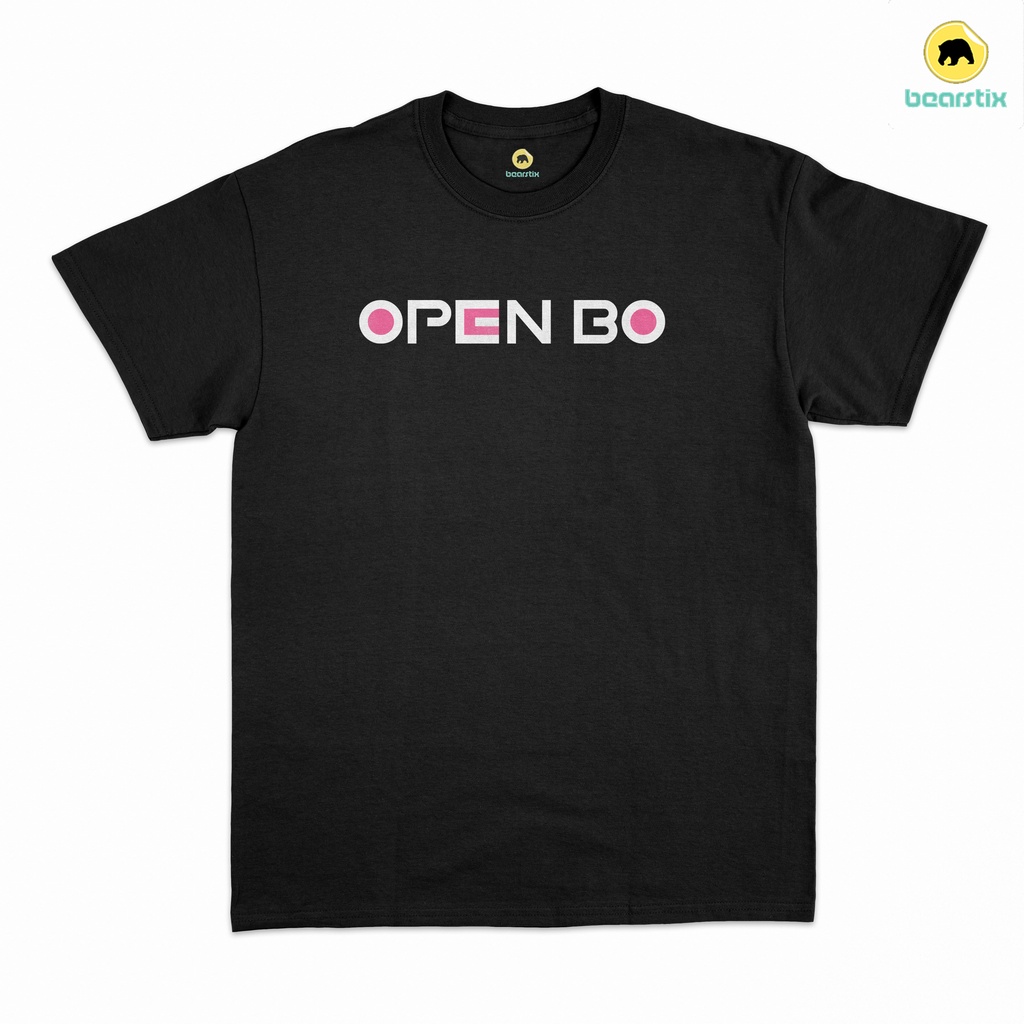 BEARSTIX - KAOS OPEN BO - T SHIRT SQUID GAME - BAJU BO - KAOS WANITA