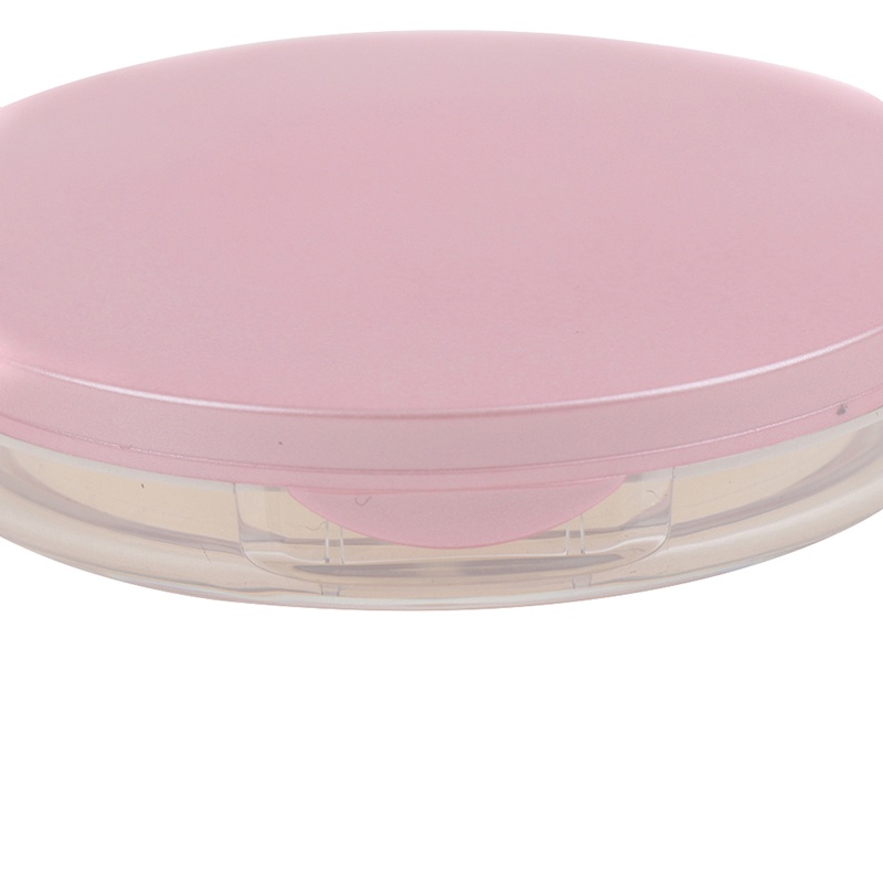 Kotak Jar Container Kosong Portable Dengan Cermin Puff Untuk Makeup