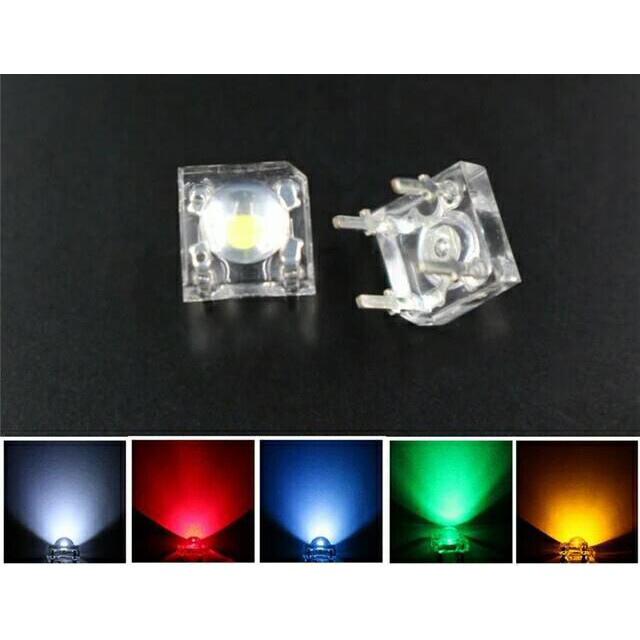 Led Superflux piranha 5mm super flux ultra bright BLUE model cembung