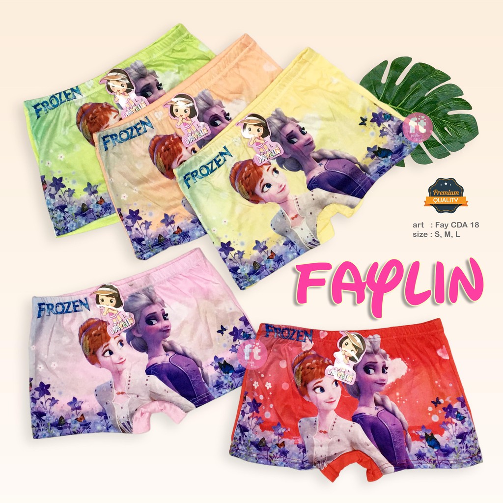 FAYLIN | Celana Dalam Boxer Anak Perempuan / art FAY CDA 18