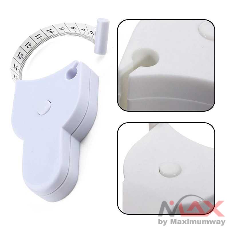 Meteran Badan Diameter perut Lengan Alat akurat dan mudah automatic telescopic presisi tinggi centi meter dan inci inch DIDIHOU Meteran Badan Telescopic Body Measurement 1.5 Meter Body Measuring Tape Automatic Telescopic Tape Measuring Ruler Film Body