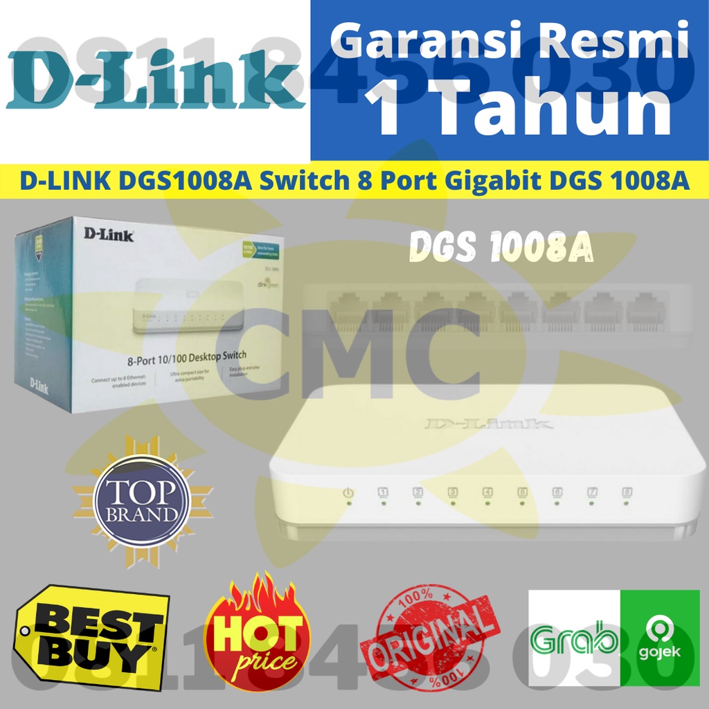 D-LINK DGS 1008A 8 Port DLINK DGS1008A Gigabit Switch