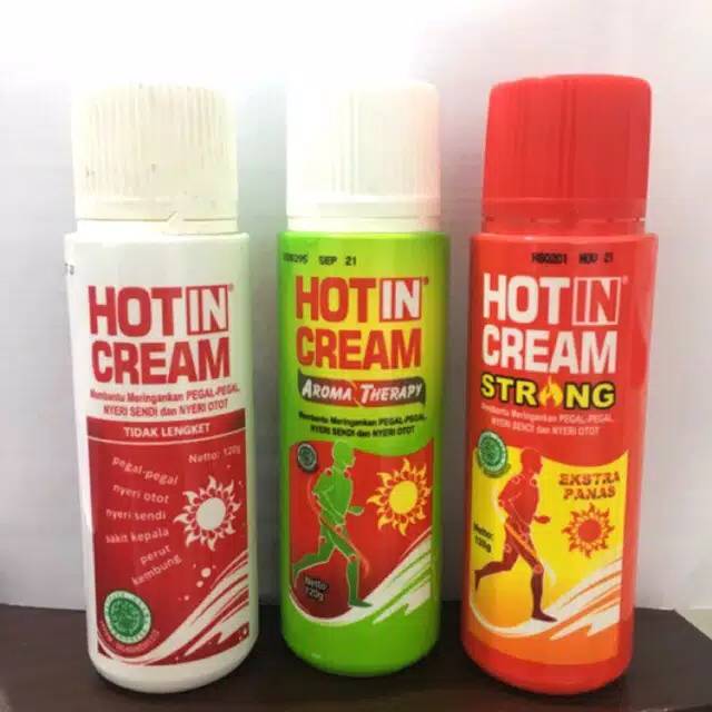 Hot in cream 120gr | 60gr(botol)/original/aromatherapy/strong/hotin cream