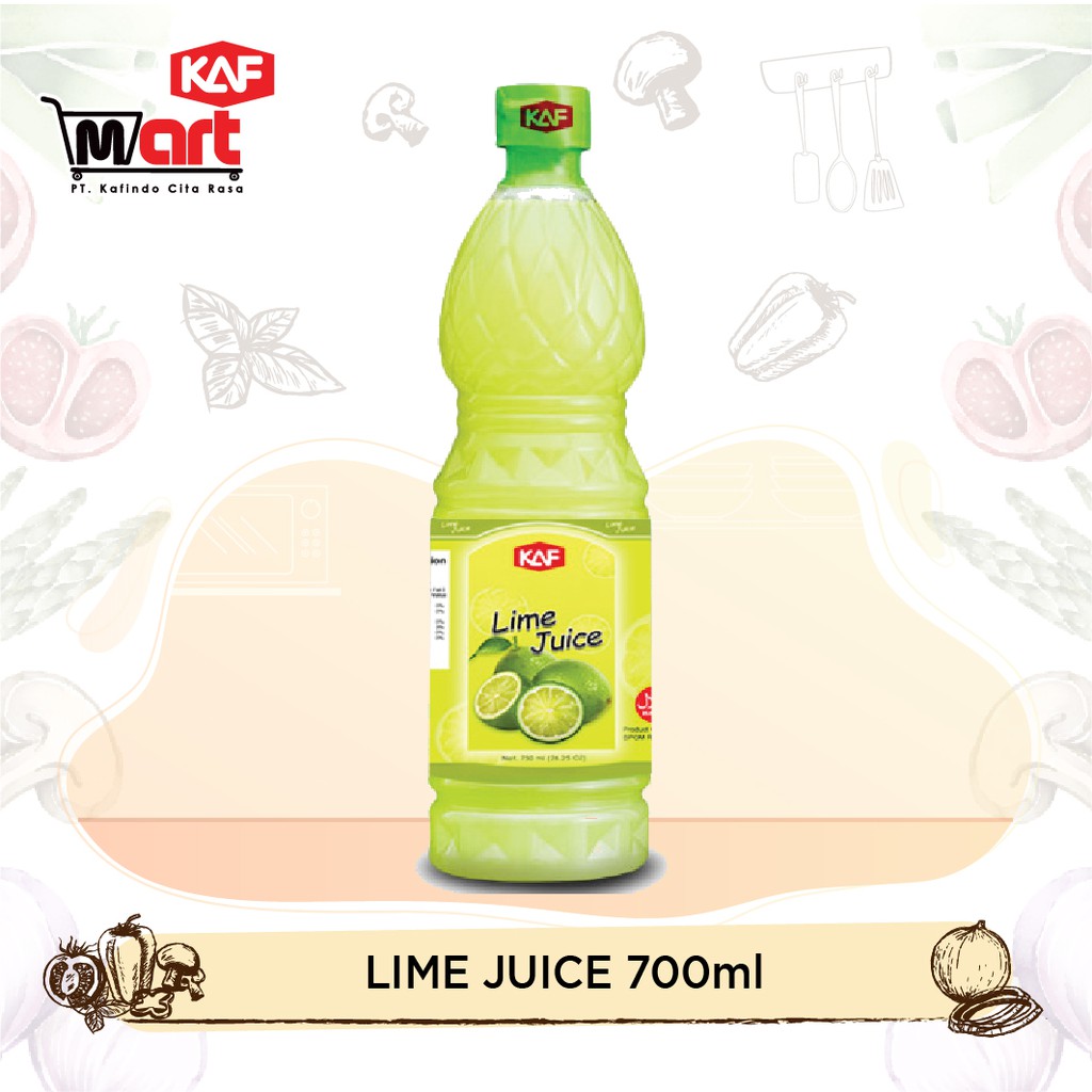 KAF Lime Juice 700ml - Konsentrat Jeruk Nipis