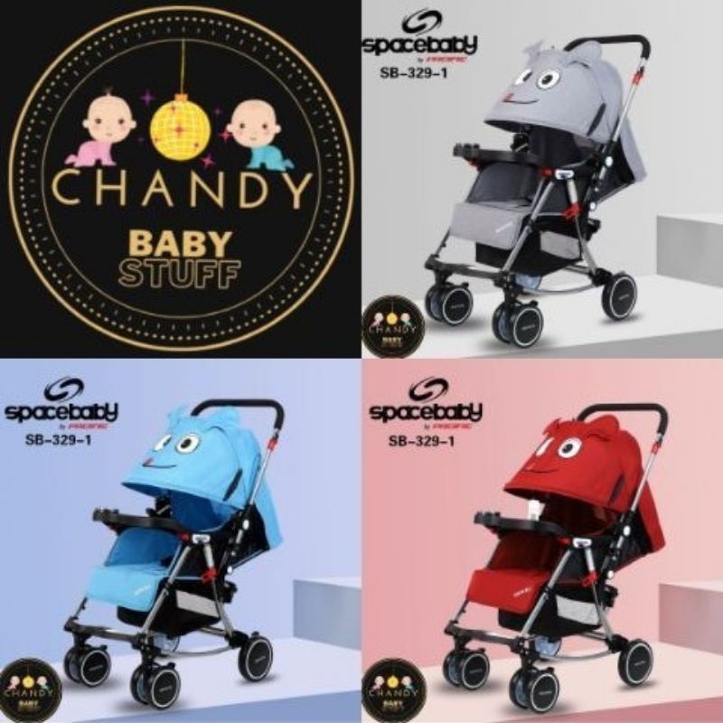 STROLLER SPACE BABY SB 329-1 BISA AYUN dan HADAP 2 ARAH