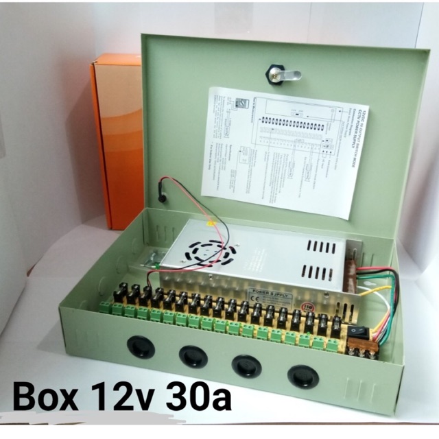 POWER SUPPLY 12V 30A BOK/BOX