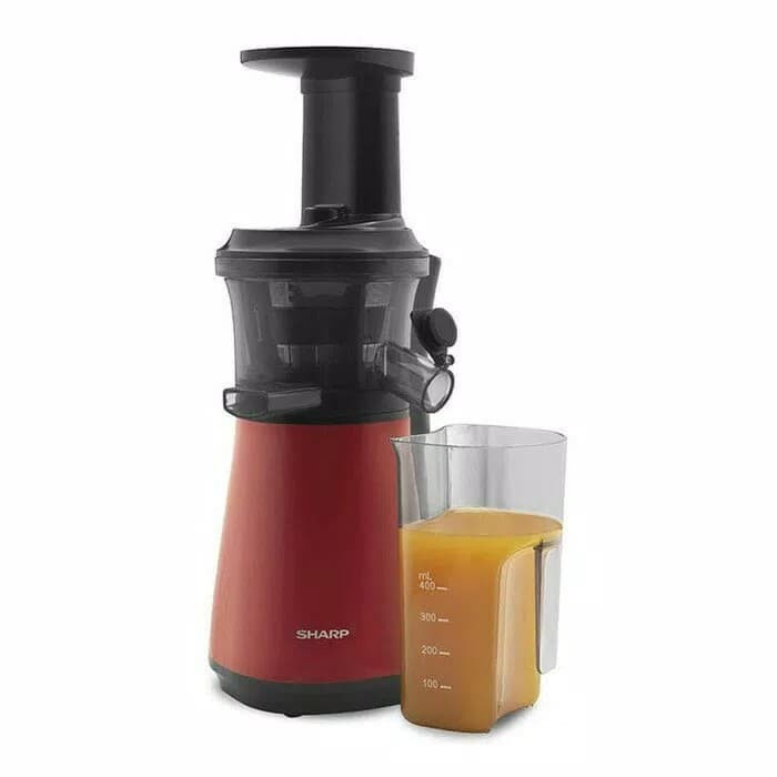 Sharp Slow Juicer Sharp 0.8 Liter EJ-C20Y RD 150 Watt Sharp Slow Juicer Low Watt