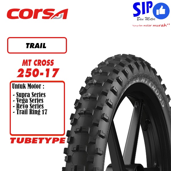 Ban motor trail Corsa MT Cross 250 17 tubetype