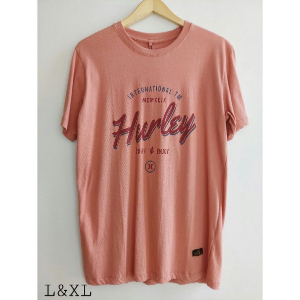 Tshirt Surfing bahan berkualitas Hurley volcom billabong premium lengan pendek pria atau wanita oblo