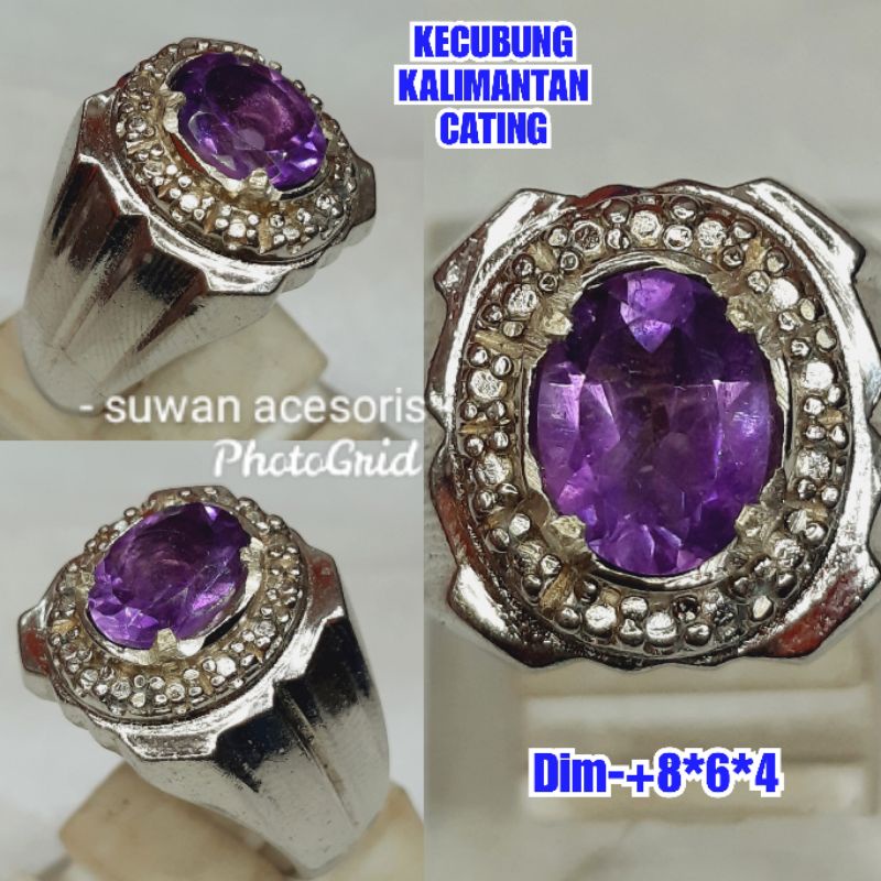 BATU PERMATA KECUBUNG KALIMANTAN CATING CRISTAL 06