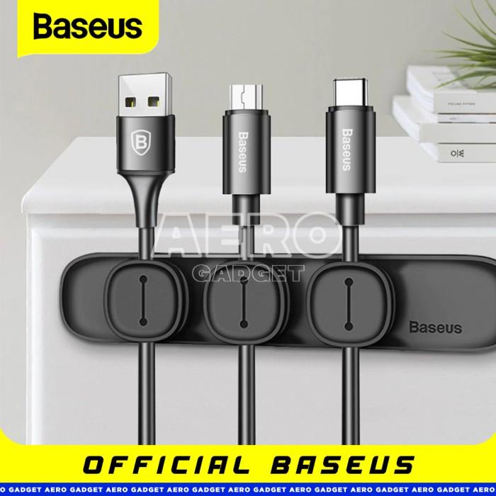 

Holder | Baseus Peas Cable Clip Magnetic Penjepit Kabel Organizer Desktop