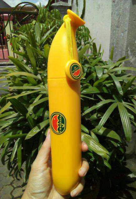 Payung Lipat Pisang Lucu Pelindung Hujan Banana Umbrella Waterproof