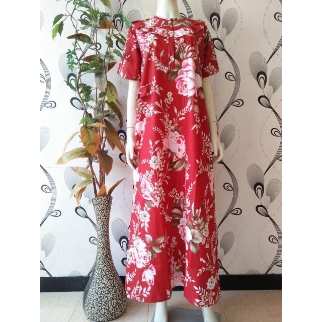 Daster Busui Longdress Katun Jepang La Pilla Original