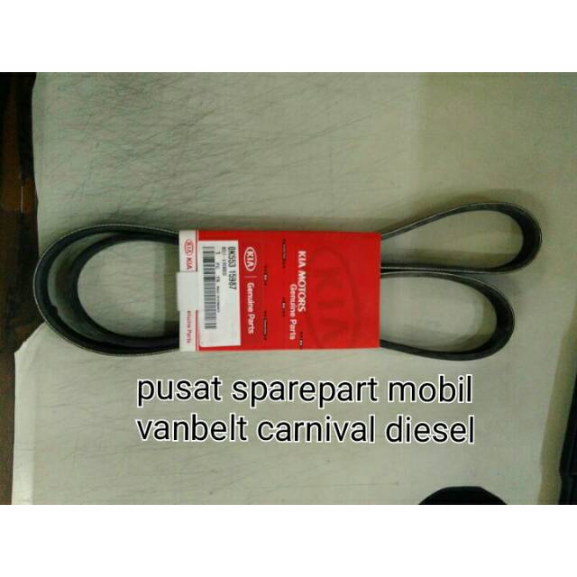 Van belt vanbelt kia carnival diesel tali kipa kia carnival diesel