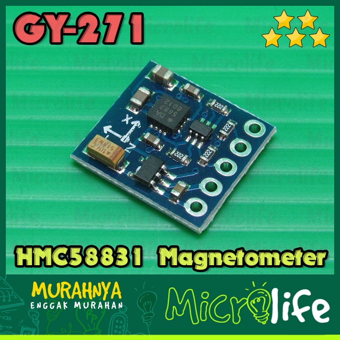 GY-271 HMC58831 Magnetometer Compass Module