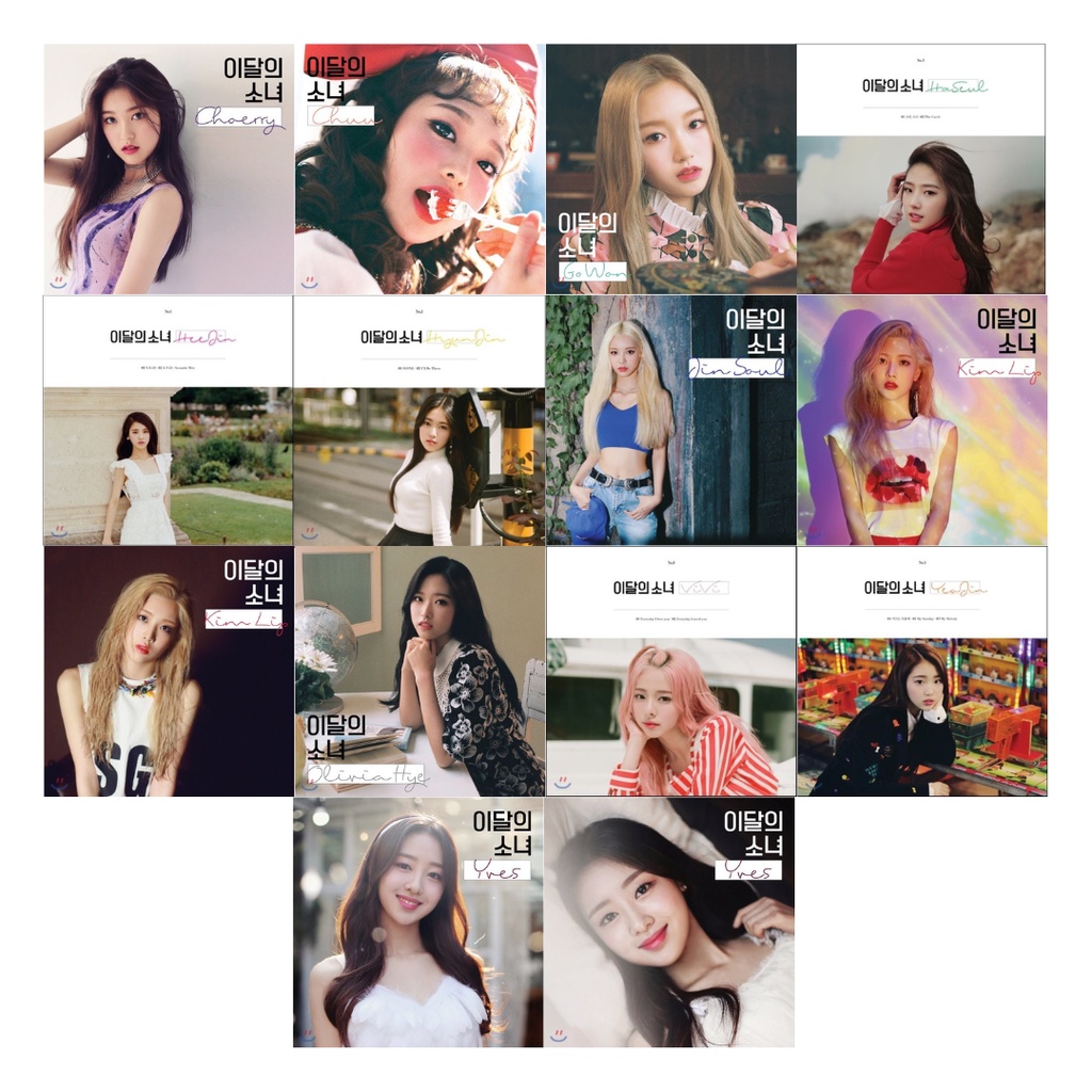[PO] SINGLE DEBUT SOLO ALBUM LOONA - Choerry/Chuu/Gowon/Haseul/Heejin/Hyunjin/Jinsoul/Kim Lip Ver A/